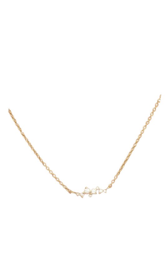 Scattered Diamond Necklace