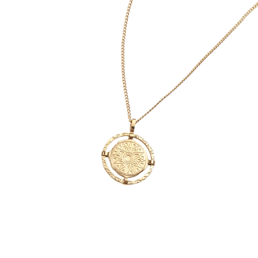 Sun Medallion Necklace